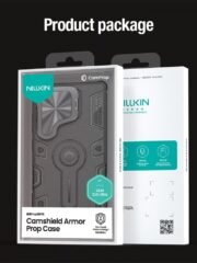 NILLKIN Camshield Armor Prop Case for Samsung Galaxy S25 Ultra Camera Lid PC-TPU Cover by The Case Factory