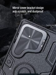 NILLKIN Camshield Armor Prop Case for Samsung Galaxy S25 Ultra Camera Lid PC-TPU Cover Compatible with MagSafe by The Case Factory