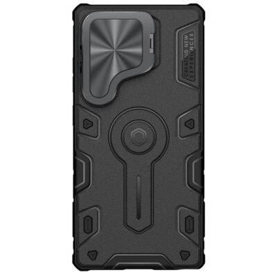 NILLKIN Camshield Armor Prop Case for Samsung Galaxy S25 Ultra Camera Lid PC-TPU Cover Compatible with MagSafe by The Case Factory
