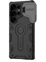 NILLKIN Camshield Armor Prop Case for Samsung Galaxy S25 Ultra Camera Lid PC-TPU Cover Compatible with MagSafe by The Case Factory
