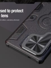 NILLKIN Camshield Armor Prop Case for Samsung Galaxy S25 Ultra Camera Lid PC-TPU Cover Compatible with MagSafe by The Case Factory