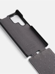 MELKCO For Samsung Galaxy S25 Ultra Case Vertical Flip Genuine Leather Phone Cover by The Case Factory