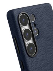 MELKCO For Samsung Galaxy S25 Ultra Case Genuine Cow Leather + PC Anti Drop Phone Back Cover by The Case Factory
