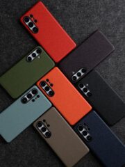 MELKCO For Samsung Galaxy S25 Ultra Case Genuine Cow Leather + PC Anti Drop Phone Back Cover by The Case Factory