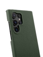 MELKCO For Samsung Galaxy S25 Ultra Case Premium Genuine Leather Open Edge Phone Cover by The Case Factory