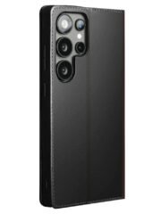 QIALINO For Samsung Galaxy S25 Ultra Case Wallet Flip Stand Genuine Leather Phone Cover by The Case Factory