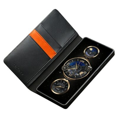 QIALINO For Samsung Galaxy S25 Ultra Case Wallet Flip Stand Genuine Leather Phone Cover by The Case Factory