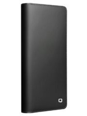 QIALINO For Samsung Galaxy S25 Ultra Case Wallet Flip Stand Genuine Leather Phone Cover by The Case Factory