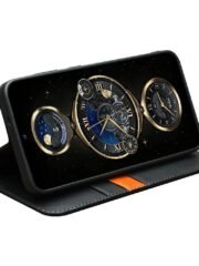 QIALINO For Samsung Galaxy S25+ Wallet Case Genuine Leather Flip Phone Cover by The Case Factory