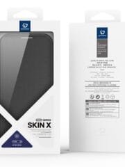 DUX DUCIS Skin X Pro Series For iPhone 16e Magnetic Leather Case Flip Cover | Compatible with MagSafe by The Case Factory