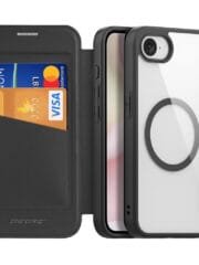 DUX DUCIS Skin X Pro Series For iPhone 16e Magnetic Leather Case Flip Cover | Compatible with MagSafe by The Case Factory