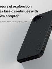 NILLKIN Frosted Shield Pro for iPhone 16e Magnetic Case Phone Cover by The Case Factory