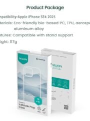 NILLKIN Iceblade CamProp For iPhone 16e Case Lens Cover Kickstand Phone Cover by The Case Factory