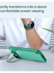 NILLKIN Iceblade CamProp For iPhone 16e Case Lens Frame Kickstand Phone Cover by The Case Factory