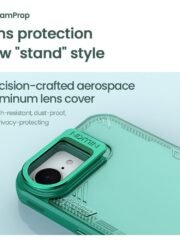 NILLKIN Iceblade CamProp For iPhone 16e Case Lens Frame Kickstand Phone Cover by The Case Factory