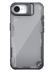 NILLKIN Iceblade CamProp For iPhone 16e Case Lens Frame Kickstand Phone Cover Black iPhone 16e by The Case Factory