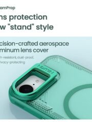 NILLKIN Iceblade CamProp For iPhone 16e Case Lens Frame Kickstand Phone Cover | Compatible with MagSafe by The Case Factory