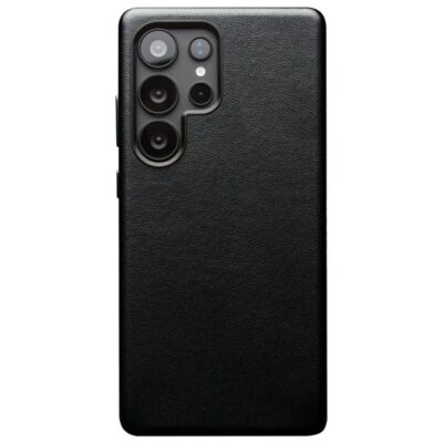 QIALINO For Samsung Galaxy S25 Ultra Case Magnetic Genuine Leather Phone Back Cover by The Case Factory