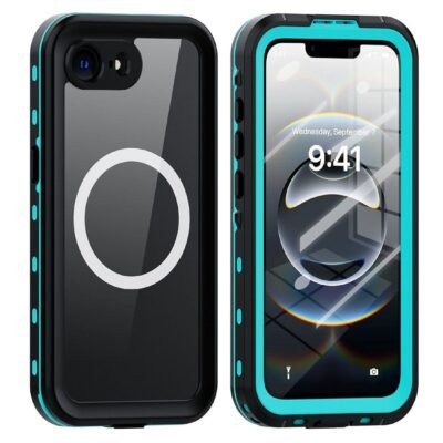 REDPEPPER Dot+ Series For iPhone 16e Phone Case IP68 Waterproof Clear Phone Cover | Compatible with MagSafe Blue iPhone 16e by The Case Factory