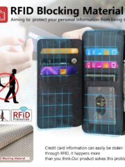 CASENEO MW-02 For Samsung Galaxy S24+ Magnetic Case Detachable Wallet Leather Phone Flip Cover by The Case Factory