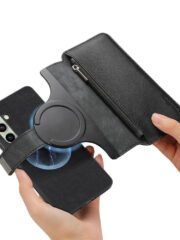 CASENEO MW-02 For Samsung Galaxy S24+ Magnetic Case Detachable Wallet Leather Phone Flip Cover by The Case Factory
