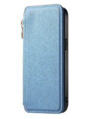 CASENEO For iPhone 16e Case Cross Texture Leather Magnetic Detachable Wallet Phone Cover by The Case Factory