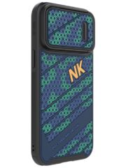 NILLKIN For iPhone 14 Pro Stylish Honeycomb Texture Phone Back Case Drop-proof Cover with Sliding Camera Cover by The Case Factory