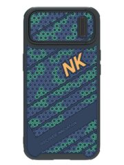 NILLKIN For iPhone 14 Sliding Camera Cover Design Phone Back Case Honeycomb Texture Anti-drop Cover As Shown iPhone 14 by The Case Factory