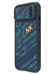 NILLKIN For iPhone 14 Sliding Camera Cover Design Phone Back Case Honeycomb Texture Anti-drop Cover by The Case Factory