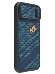 NILLKIN For iPhone 14 Sliding Camera Cover Design Phone Back Case Honeycomb Texture Anti-drop Cover by The Case Factory