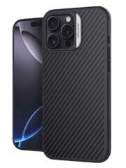 NILLKIN For iPhone 16 Pro Max Magnetic Case Carbon Fiber Texture Shockproof Phone Cover by The Case Factory