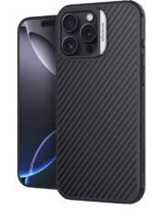 NILLKIN For iPhone 16 Pro Magnetic Case Carbon Fiber Texture Shockproof Phone Cover by The Case Factory