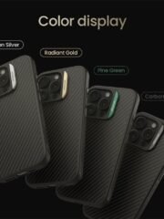 NILLKIN For iPhone 16 Pro Magnetic Case Carbon Fiber Texture Shockproof Phone Cover by The Case Factory