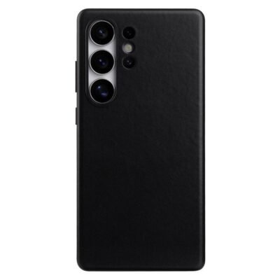 MELKCO For Samsung Galaxy S25 Ultra Case Premium Waxy Genuine Leather Phone Cover | Magnetic Support by The Case Factory