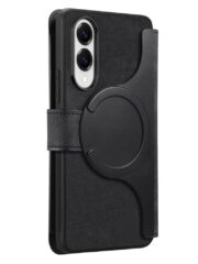 CASENEO MW-02 For Samsung Galaxy S25 Edge Magnetic Case Detachable Wallet Leather Phone Flip Cover by The Case Factory