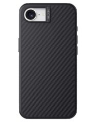 NILLKIN For iPhone 16e Magnetic Case Carbon Fiber Texture Shockproof Phone Cover by The Case Factory