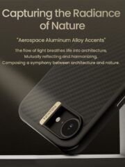 NILLKIN For iPhone 16e Magnetic Case Carbon Fiber Texture Shockproof Phone Cover by The Case Factory