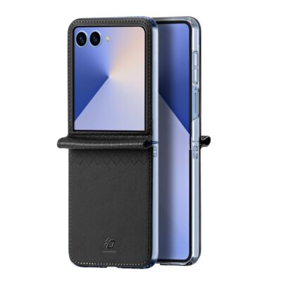 DUX DUCIS Bril Series For Samsung Galaxy Z Flip7 Case Leather Phone Cover by The Case Factory