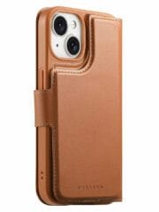 CASENEO For iPhone 14 Magnetic Case RFID Blocking Wallet Detachable Leather Phone Cover with Wristband by The Case Factory