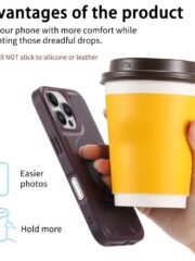 CASENEO For iPhone 16 Pro Magnetic Case RFID Blocking Wallet Detachable Leather Phone Cover with Wristband by The Case Factory