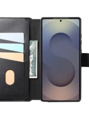 CASENEO For Samsung Galaxy S25 Ultra Magnetic Case Detachable RFID Blocking Wallet Leather Phone Cover with Wristband by The Case Factory