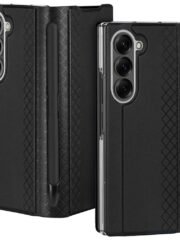 DUX DUCIS Bril Series For Samsung Galaxy Z Fold7 Case Leather Stand Phone Cover with Pen Holder by The Case Factory