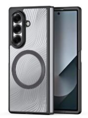 DUX DUCIS Aimo Series For Samsung Galaxy Z Fold7 Case Slim Cover (REACH Certification) | Magnetic Support Black Samsung Galaxy Z Fold7 by The Case Factory