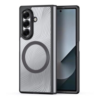 DUX DUCIS Aimo Series For Samsung Galaxy Z Fold7 Case Slim Cover (REACH Certification) | Magnetic Support Black Samsung Galaxy Z Fold7 by The Case Factory