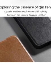 NILLKIN Qin Pro Series for Samsung Galaxy S25 Edge Case with Card Slots Leather Phone Cover by The Case Factory