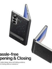 DUX DUCIS STEX Series For Samsung Galaxy Z Flip7 Case Star Pattern Leather Phone Cover by The Case Factory