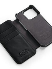 MELKCO For iPhone 16 Pro Case with Card Slots Genuine Cow Leather Phone Cover | Compatible with MagSafe by The Case Factory