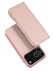 DUX DUCIS Skin Pro Series For iPhone 17 Pro Max Case Leather Cover Card Holder Pink iPhone 17 Pro Max by The Case Factory