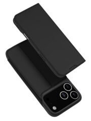 DUX DUCIS Skin Pro Series For iPhone 17 Pro Case Leather Cover Card Holder Black iPhone 17 Pro by The Case Factory