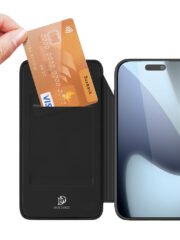 DUX DUCIS Skin Pro Series For iPhone 17 Pro Case Leather Cover Card Holder by The Case Factory